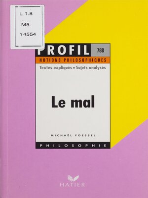 cover image of Le Mal